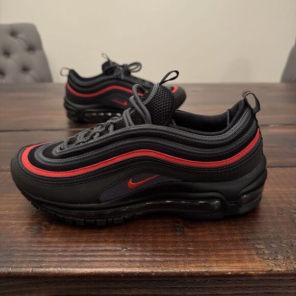 Mens Nike Nike Air Max Tuned One Nike Air Max 97 Black